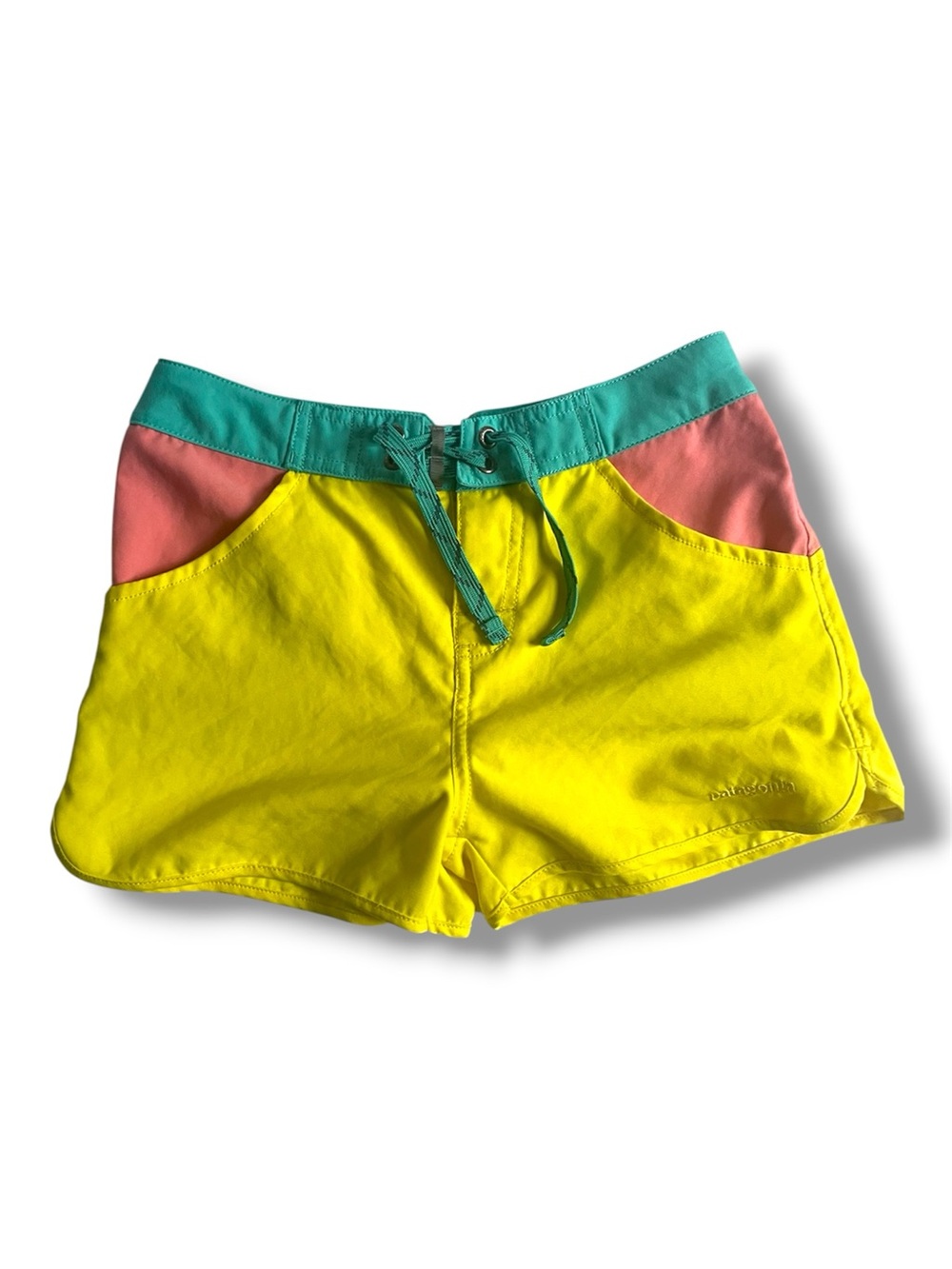 PATAGONIA Board Shorts Forries Shirley Girls Swim Surf Beach Pink Size 10